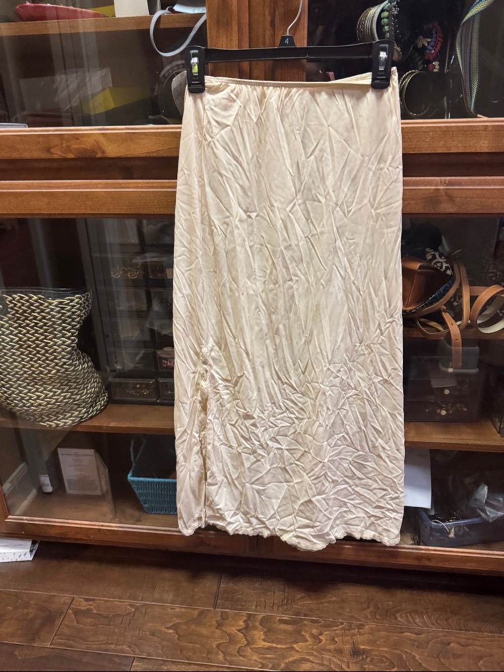 Sears Cream Slip — Lightweight Full-Length Chemise